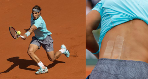 rafael nada, kinesio tape